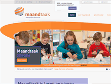 Tablet Screenshot of maandtaak.nl